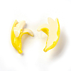 Banana Resin Cabochons CRES-R175-18-2