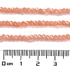 Baking Paint Imitation Jade Glass Bead Strands DGLA-A034-J6MM-A34-3