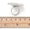 304 Stainless Steel Cuff Rings LS-RJEW-D338-05B-GP-3