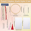 DIY Embroidery Bookmark Kits DIY-SC0029-47-2