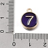Alloy Enamel Charms ENAM-T010-07I-3