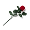 Flocking Plastic Rose Finger Ring Boxes X1-CON-C015-02A-3