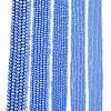 Electroplate Glass Beads Strands EGLA-A044-P1mm-B17-2