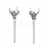 316 Surgical Stainless Steel Stud Earring Setting X-STAS-S117-023A-2