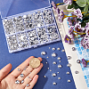 70G  5 Styles ABS Plastic Imitation Pearl Cabochons OACR-SC0001-45A-3