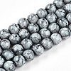 Baking Paint Glass Beads Strands DGLA-N003-10mm-A06-1