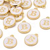 Golden Plated Alloy Charms X-ENAM-S118-01B-4