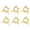 Rack Plating Brass Spring Ring Clasps KK-YW0001-47-1