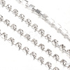 Brass Rhinestone Strass Chains CHC-T002-SS12-01S-3