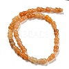 Natural Red Aventurine Beads Strands G-C039-A08-3