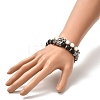 Natural Lava Rock Stone Essential Oil Diffuser Bracelets for Men Women BJEW-TA00011-7