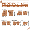 90pcs 5 styles Cork Bottle Stoppers AJEW-GF0009-39B-2