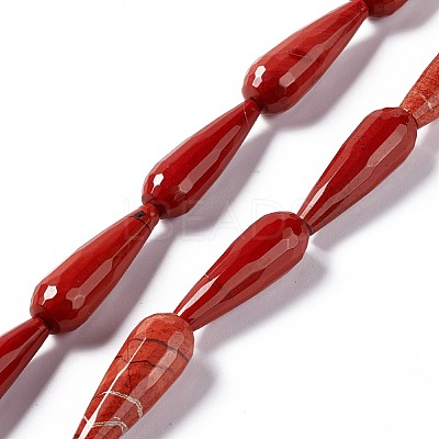 Natural Red Jasper Beads Strands G-I328-03-1