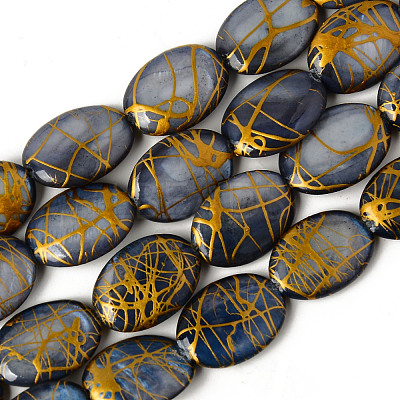 Natural Freshwater Shell Beads Strands SHEL-N026-90-1