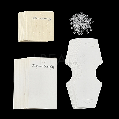 60Pcs 3 Styles Paper Displays Cards Sets FIND-FS0001-43-1