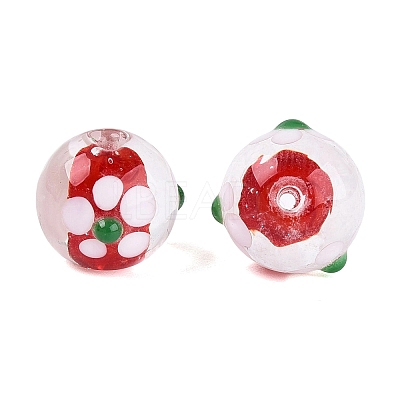 Handmade Bumpy Lampwork Beads LAMP-N042-21A-06-1
