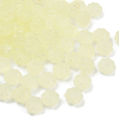 Frosted Transparent Acrylic Beads X1-OACR-P029-03B-03-1