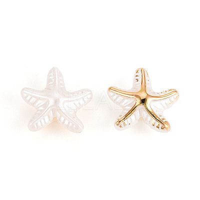 ABS Plastic Imitation Pearl Beads OACR-T028-96-1