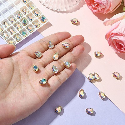 Preciosa&reg MAXIMA Crystal Sew-On Cups Y-PRC-SD10-00030-200-G-1
