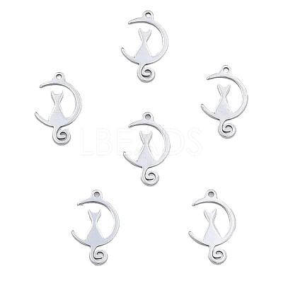Non-Tarnish 201 Stainless Steel Pendants X-STAS-N098-081P-1