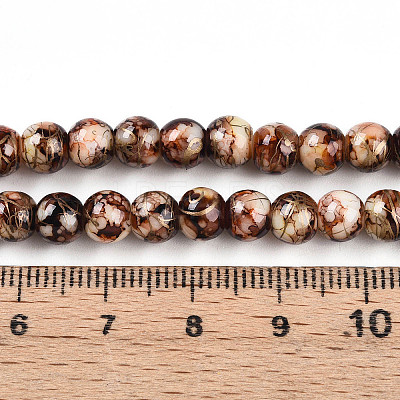 Baking Paint Glass Beads X1-DGLA-N003-6mm-B06-1