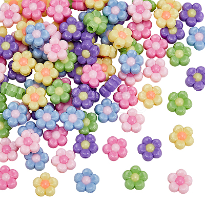 1Bag Opaque Acrylic Beads MACR-WR0001-06-1