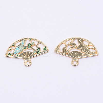 Alloy Enamel Pendants PALLOY-WH0081-10B-1