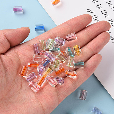 Transparent Acrylic Beads X-TACR-S154-17A-1