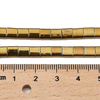 Electroplated Non-magnetic Synthetic Hematite Beads Strands G-G089-B02-04-1