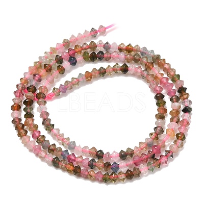 Natural Multicolor Tourmaline Beads Strands G-D110-C02-03-1