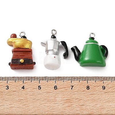 Opaque Resin Pendants RE-CBA6149-02-1