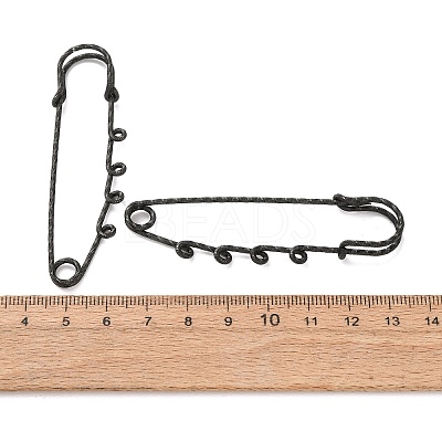 304 Stainless Steel Safety Pins Brooch Findings STAS-C181-01F-B-1