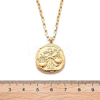 304 Stainless Steel Constellation Pendant Necklaces LS-NJEW-K392-01G-07-1
