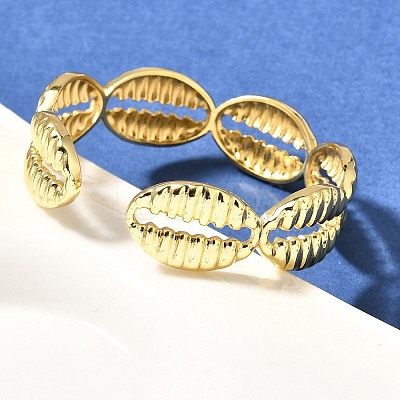Brass Cuff Bangles for Women BJEW-U018-02G-1