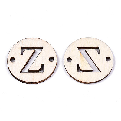 Unfinished Natural Poplar Wood Links Connectors WOOD-S045-140B-01Z-1