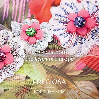 Preciosa&reg MAXIMA Crystal No Hotfix Flatback Stones Y-PRC-NSS6-00030-260-1