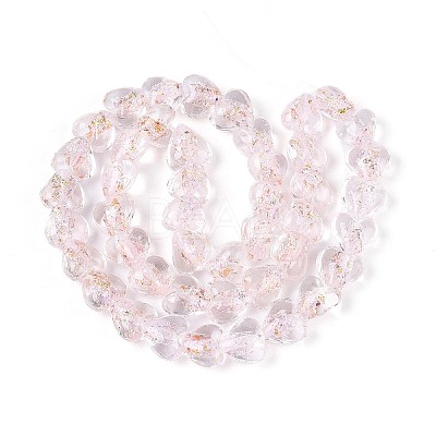 Handmade Foil Glass Beads FOIL-N029-09B-1
