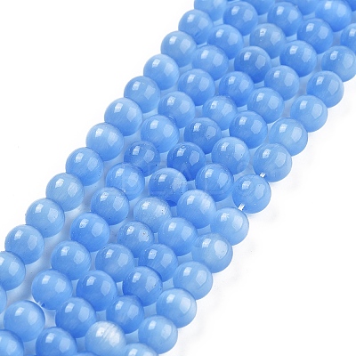 Cat Eye Beads Strands CE-R002-6mm-07-1