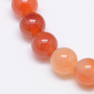 Natural Carnelian Beads Strands X-G-N0006-12mm-17-1