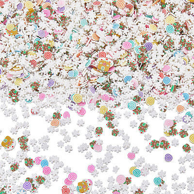 Christmas Themed 1 Set DIY Epoxy Resin Material Filling DIY-SC0027-30C-1