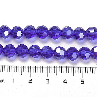 Transparent Glass Beads EGLA-A035-T8mm-B06-1