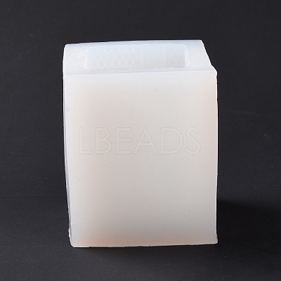 Christmas Theme DIY House Candle Silicone Molds DIY-G049-03-1
