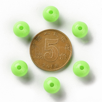 Opaque Acrylic Beads MACR-S370-C8mm-A30-1