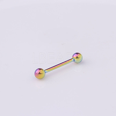 316 Surgical Stainless Steel Tongue Rings WGF0CE1-05-1