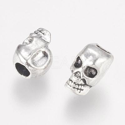 Alloy European Beads PALLOY-S079-035AS-1
