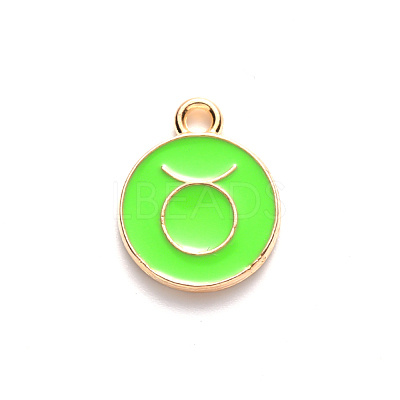 Alloy Enamel Pendants ENAM-S124-01A-06C-1