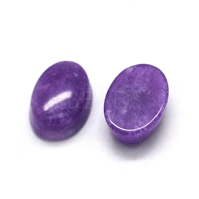Natural Dyed Jade Cabochons G-O175-21D-1
