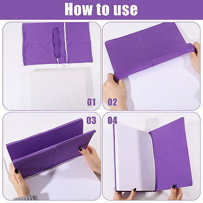 Polyester Book Cover OFST-WH0004-144F-1