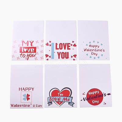 Rectangle Paper Greeting Cards DIY-F096-15-1
