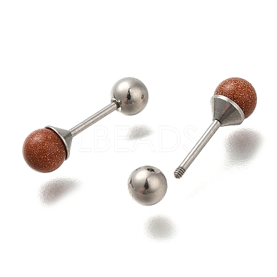 201 Stainless Steel Ear Plugs Gauges EJEW-C118-08P-05-1